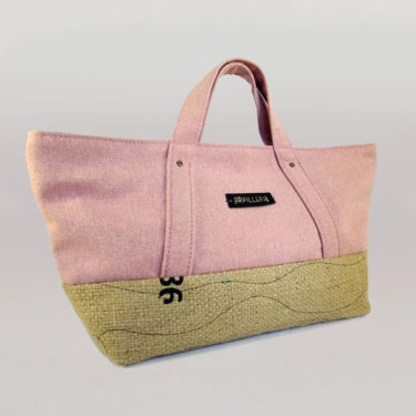 Bolso Slowly Pink tela arpillera