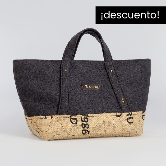 Bolso de tela Dark Blue Slowly exclusivo