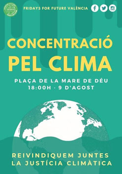 Concentración por el Clima en Valencia